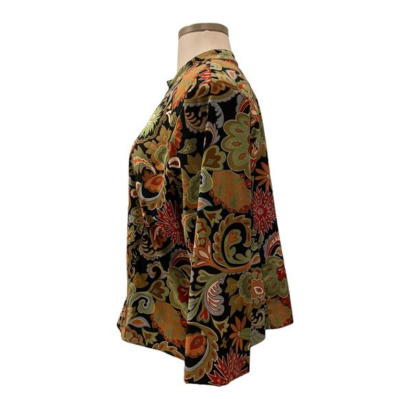 Intriguing Threads Size‎ 2X Multi-Color Casual Jacket - Picture 3 of 7